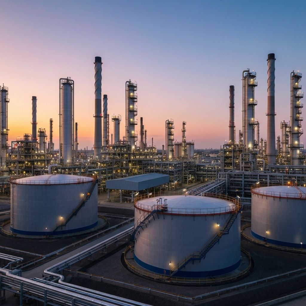 Oil refinery facility
